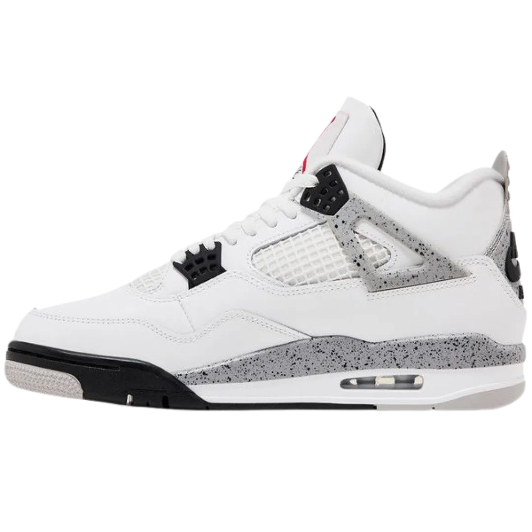 Air Jordan 4 Retro White Cement (2025) Good resilience Soft Landing