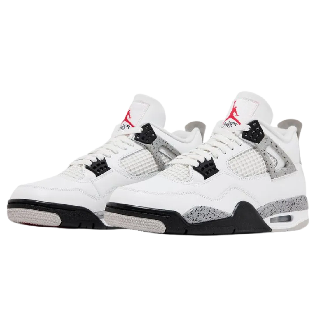 running for leisure Air Jordan 4 Retro White Cement (2025)