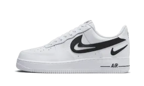 Air Force 1 Low '07 FM Cut Out Swoosh White Black All Fit Street Vibe
