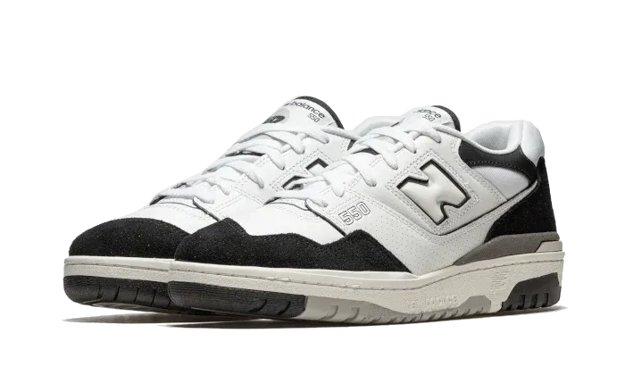 School Go Noon Walk New Balance 550 White Black Rain Cloud