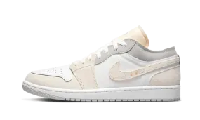 Compression Knit Upper Urban breathability Air Jordan 1 Low Inside Out Cream White Light Grey