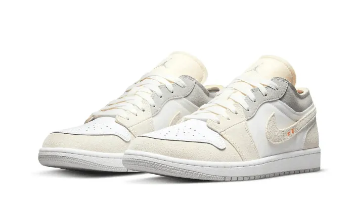 Air Jordan 1 Low Inside Out Cream White Light Grey Daily Casual