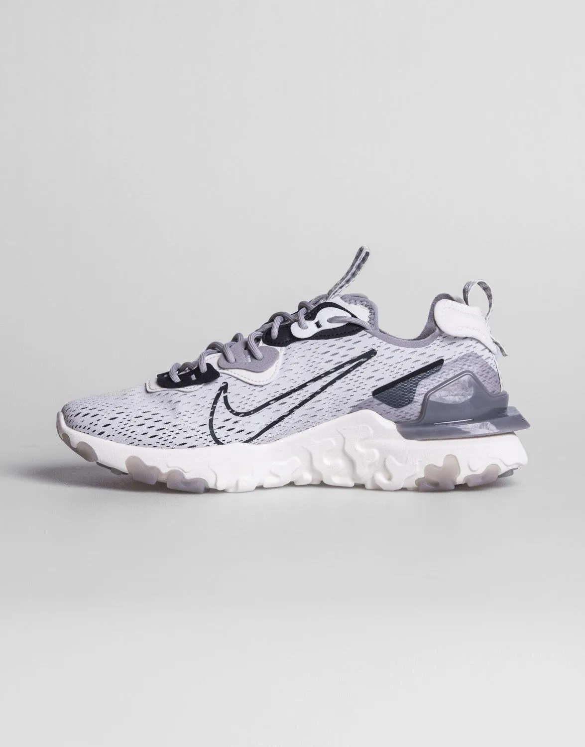 High impact Nike React Vision Vast Grey/ Black-Sail-White