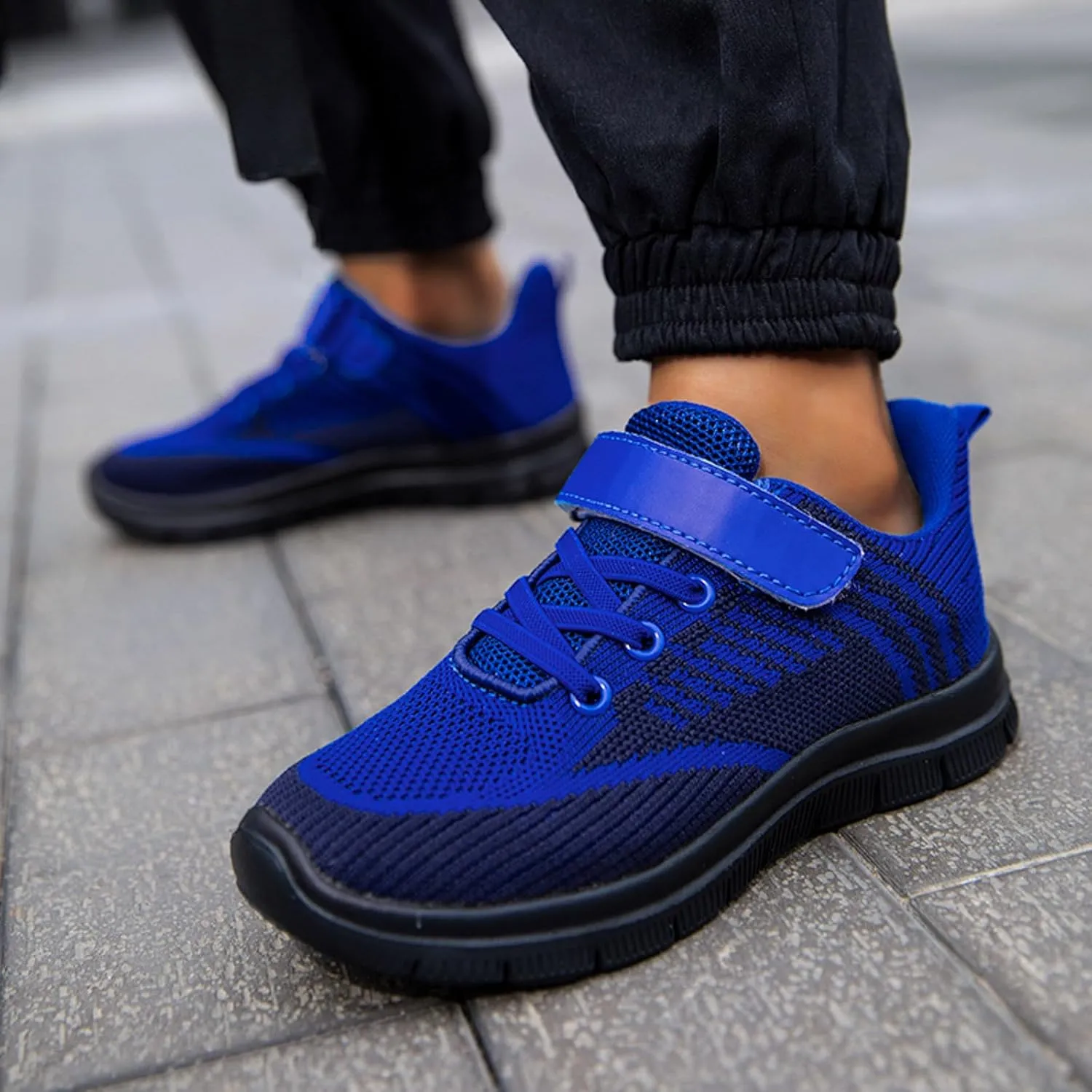 Sneakers for Boys Tennis Running Shoes Athletic Lightweight Sports Walking Shoes Breathable Mesh Comfortable Sneakers