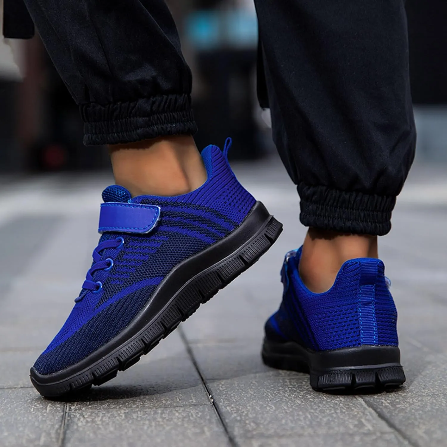 Sneakers for Boys Tennis Running Shoes Athletic Lightweight Sports Walking Shoes Breathable Mesh Comfortable Sneakers