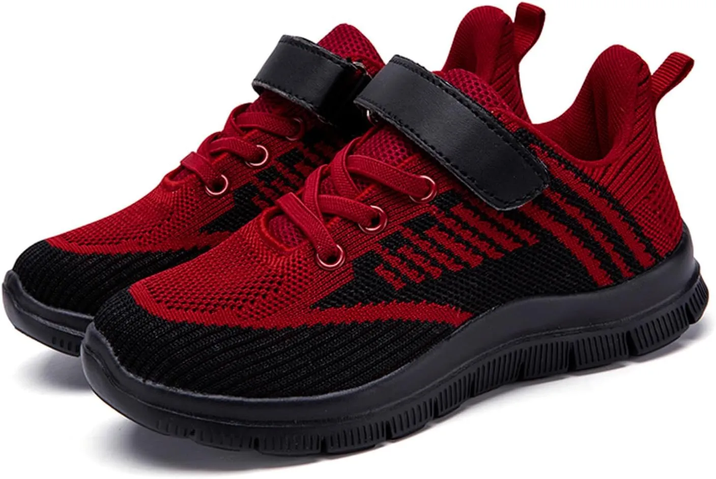 Sneakers for Girl Mesh Kids Breathable Tennis Walking Non-Slip Hook and Loop Athletic Lightweight Running Shoes Outdoor Sport