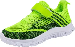 Sneakers for Girl Mesh Kids Breathable Tennis Walking Non-Slip Hook and Loop Athletic Lightweight Running Shoes Outdoor Sport