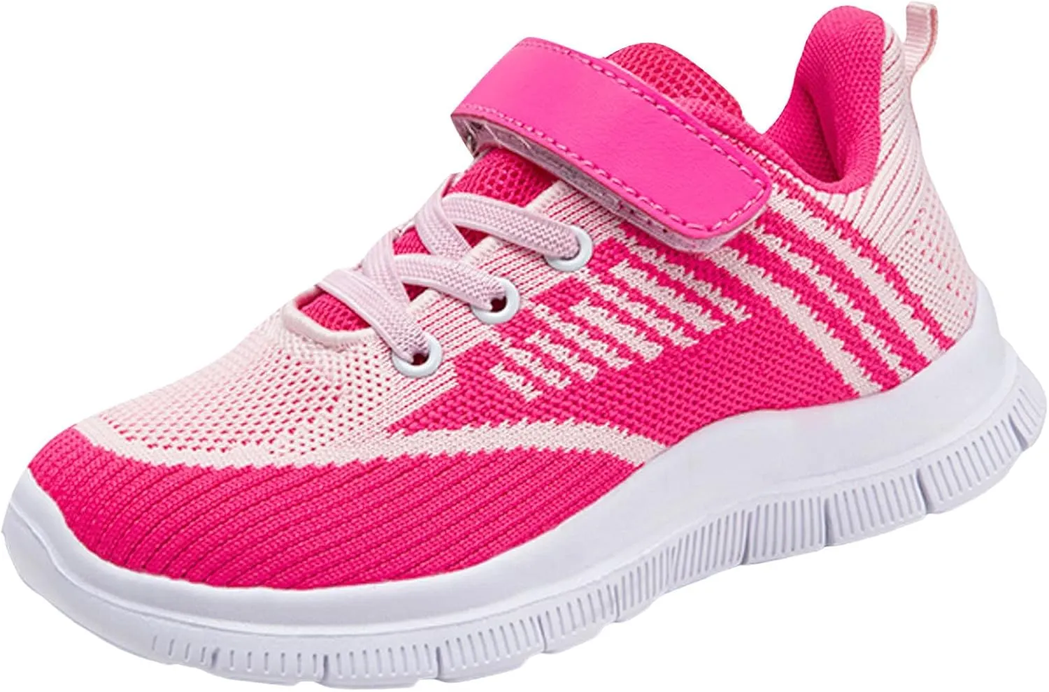 Sneakers for Girl Mesh Kids Breathable Tennis Walking Non-Slip Hook and Loop Athletic Lightweight Running Shoes Outdoor Sport