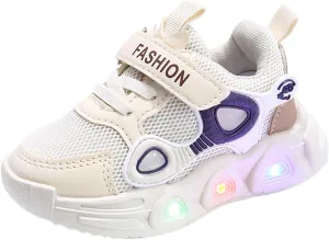 Sneakers for Girls Casual Fashion Luminous Light Up Breathable Running Shoes Walking Non Slip Sports Flashing Shoes