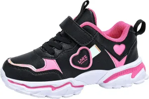 Sneakers for Girls Tennis Running Shoes for Kids Athletic Sports Gym Lightweight Casual Walking Wide School Sneakers