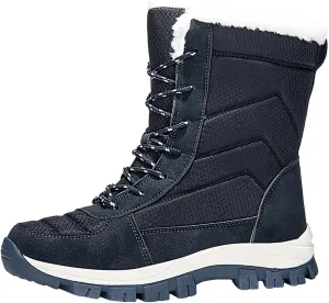 Snow Boots Womens Waterproof, Winter Snow Boots Lightweight Warm Faux Fur Lined Mid-Calf Booties Casual Cold Weather Comfortable Furry Mid Calf Warm Booties