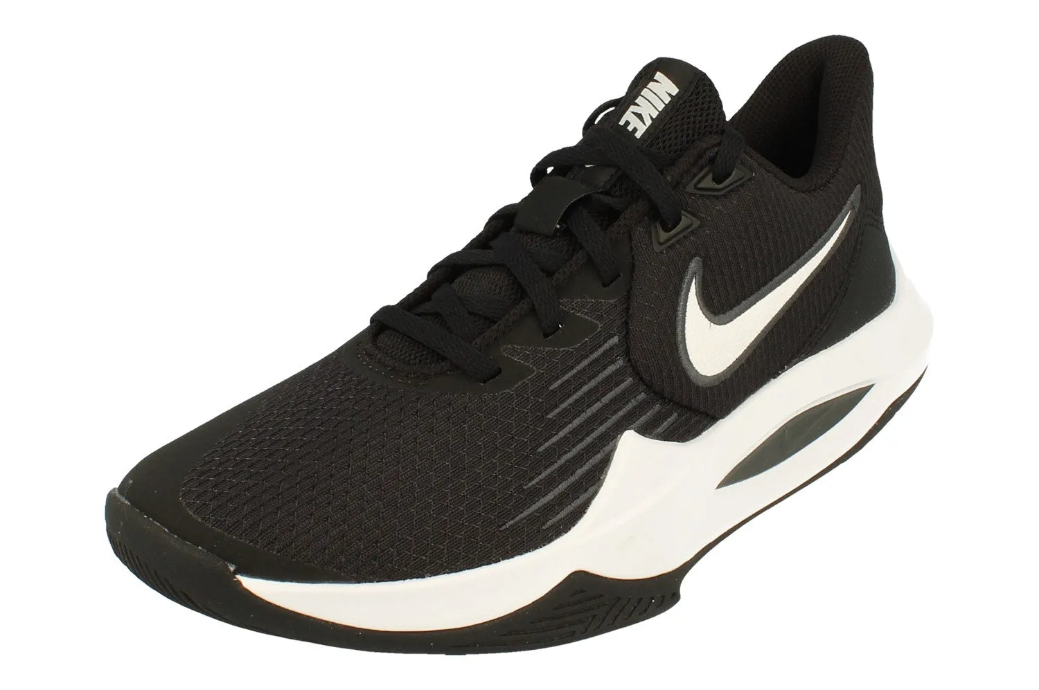 Nike Precision V Mens Basketball Trainers CW3403 003 traction - enhanced shoes nature - themed running wear
