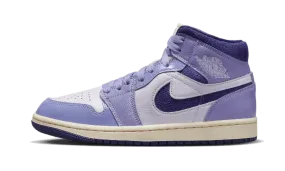 Tread Pattern Crisp Touch Air Jordan 1 Mid Purple Chenille