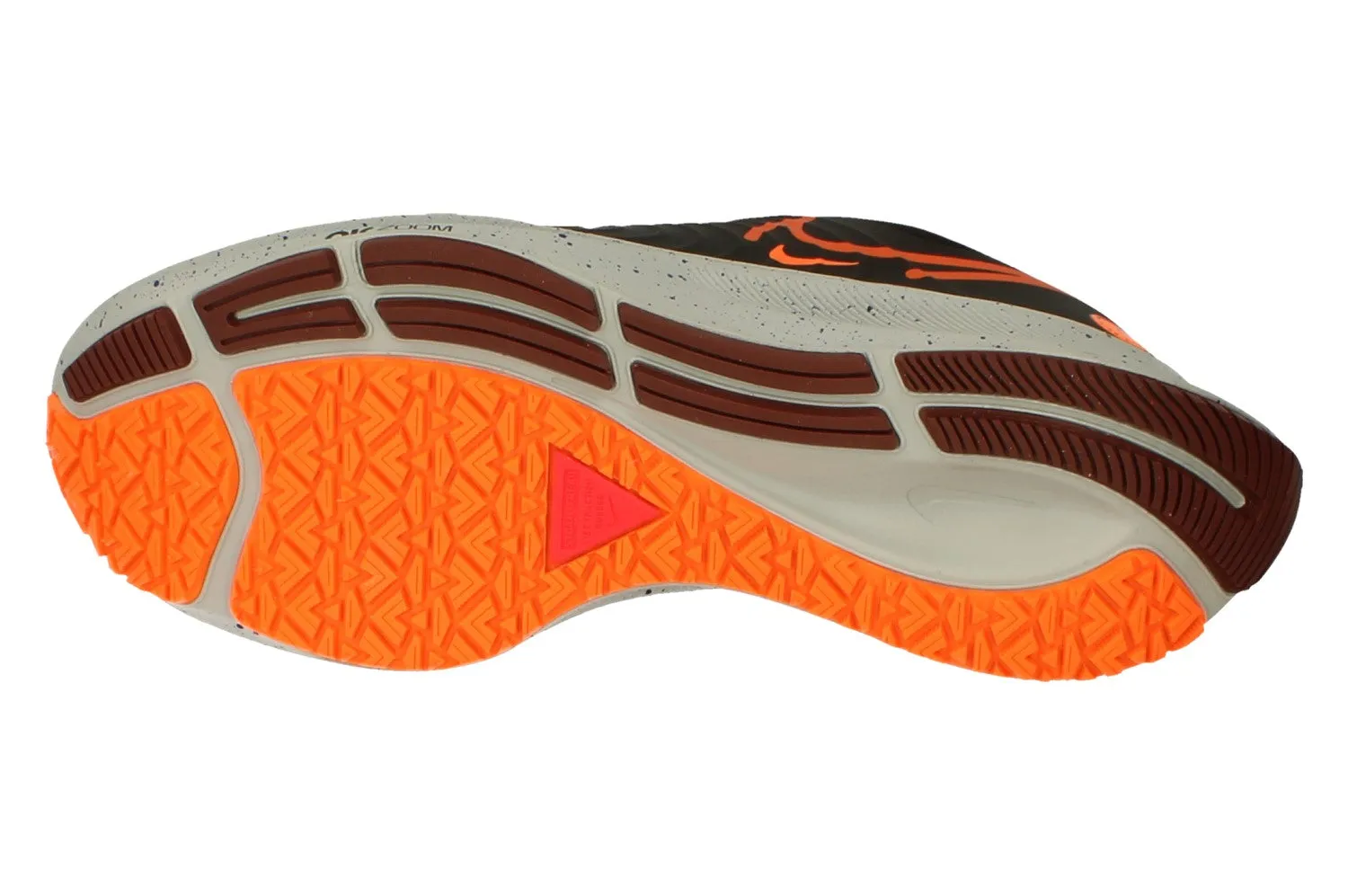 breathable shoe characteristics Nike Air Zoom Pegasus 38 Shield | Mens | Black Orange