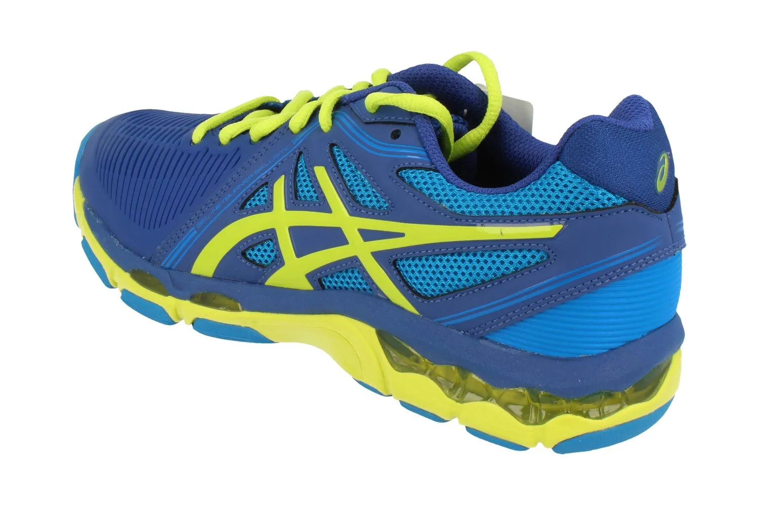 wide - toe - box shoes flexible fabric shoe stuff Asics Gel-Netburner Ballistic Mens Trainers B507Y 4977