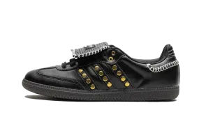 Light Step Pose Shot Samba Wales Bonner Studded Pack Black