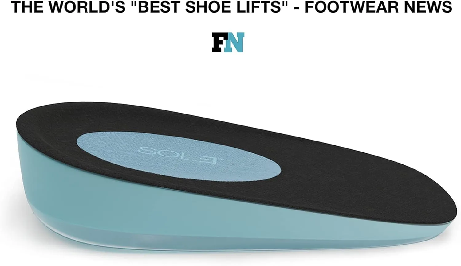 SOL3 Quick Lifts - Height Increase Insole Shoe Lift Insert, 1 Inch Taller Elevation Heel Cushion for Men & Women