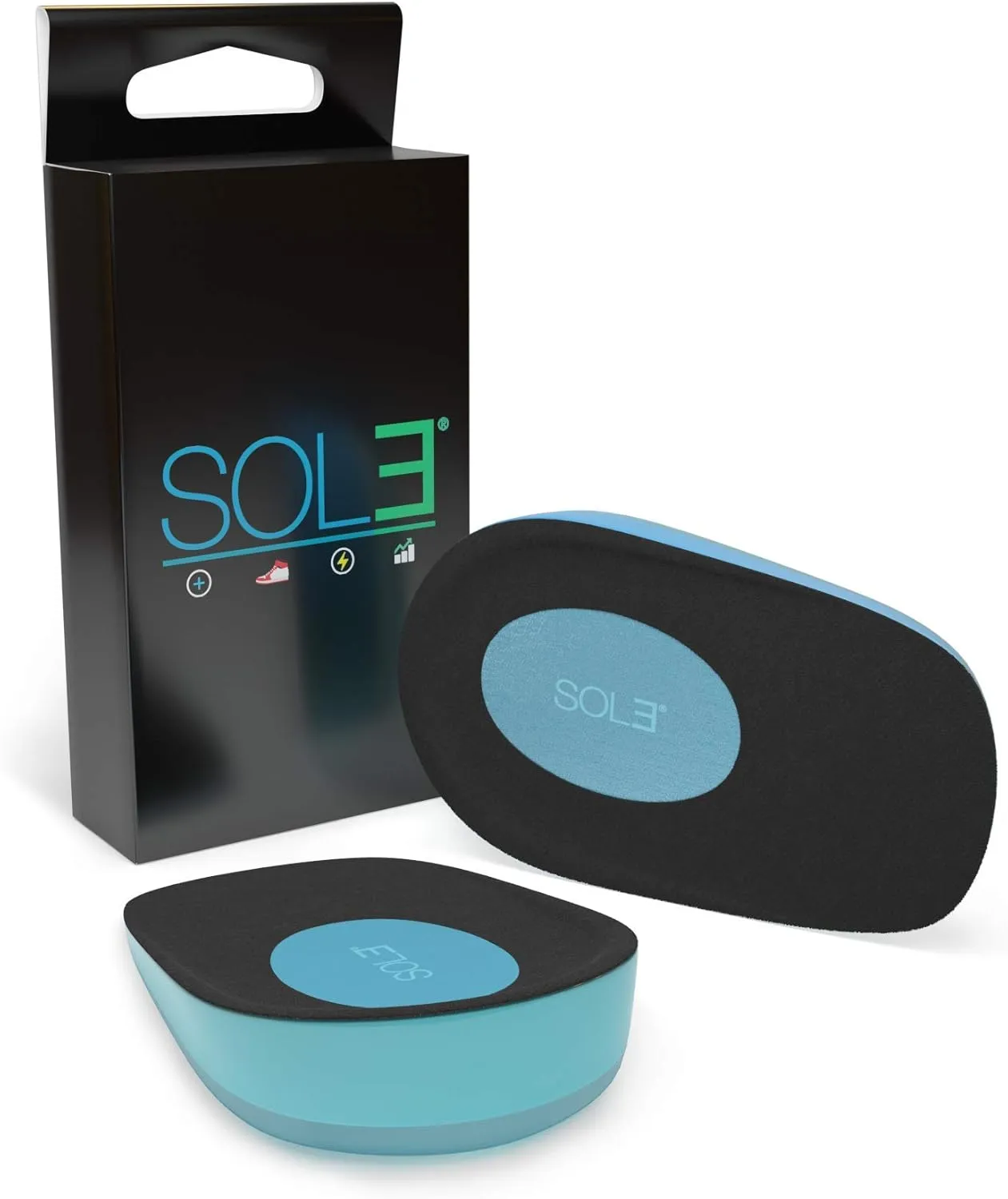 SOL3 Quick Lifts - Height Increase Insole Shoe Lift Insert, 1 Inch Taller Elevation Heel Cushion for Men & Women