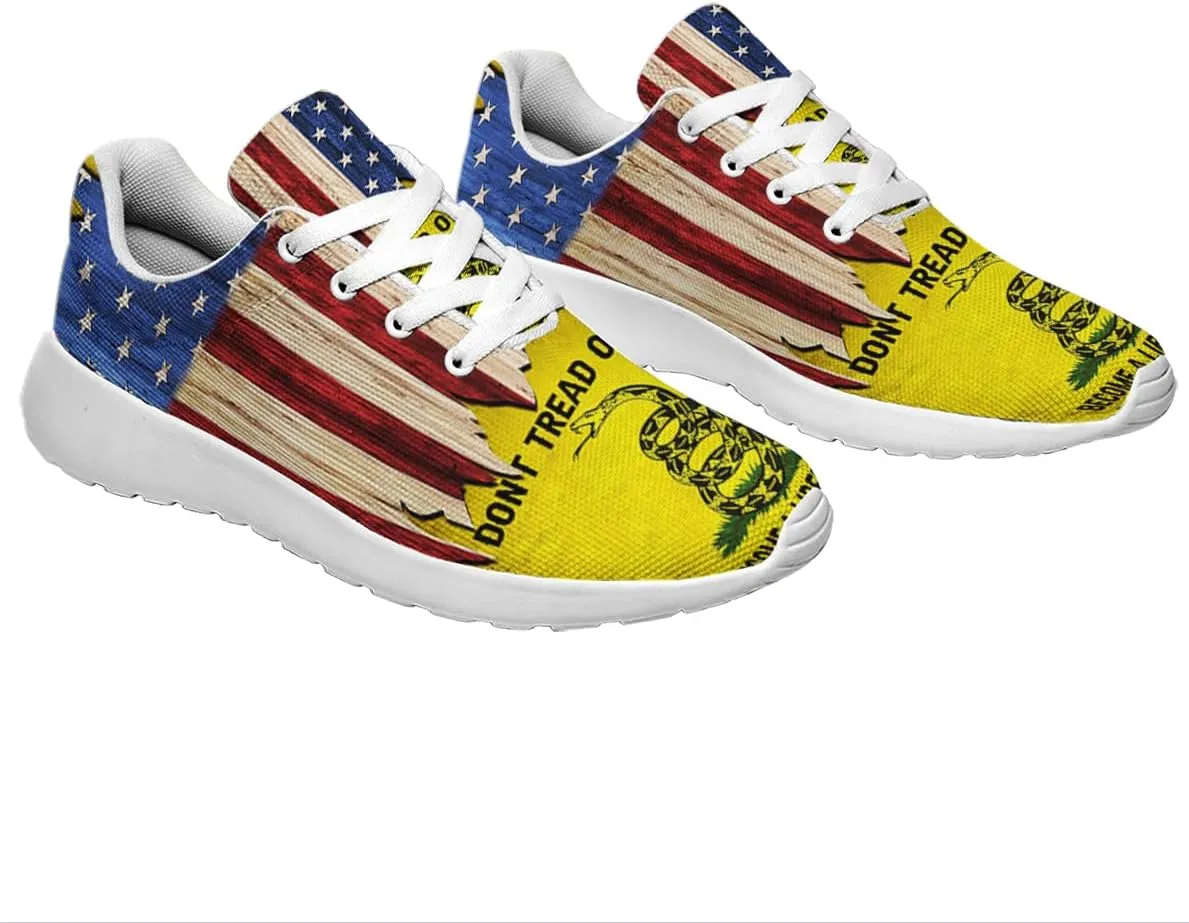 Sonzj-II Mens Womens Slip On Running Shoes Lace-up Athletic Tennis Walking Sneaker
