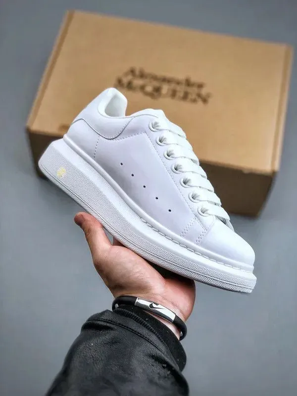 Recycled Material Build Alexander McQueen Oversized Leather White