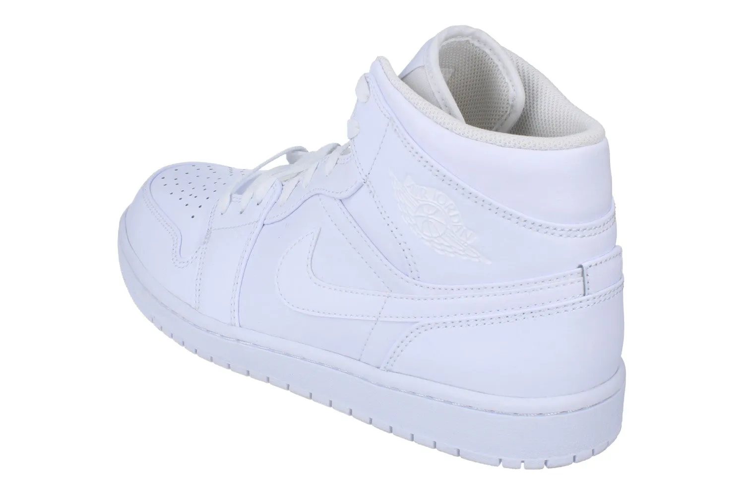 Nike Air Jordan 1 Mid Mens Hi Top Basketball Trainers 554724  136 traction - control shoes indoor activities