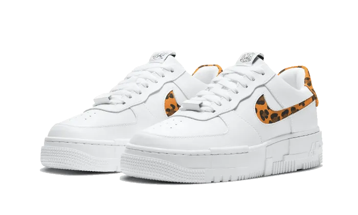 Stylish Touch Air Force 1 Low Pixel Leopard