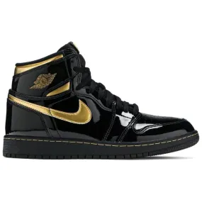 reduce fatigue Air Jordan 1 Retro High Black Metallic Gold 2020 (GS)