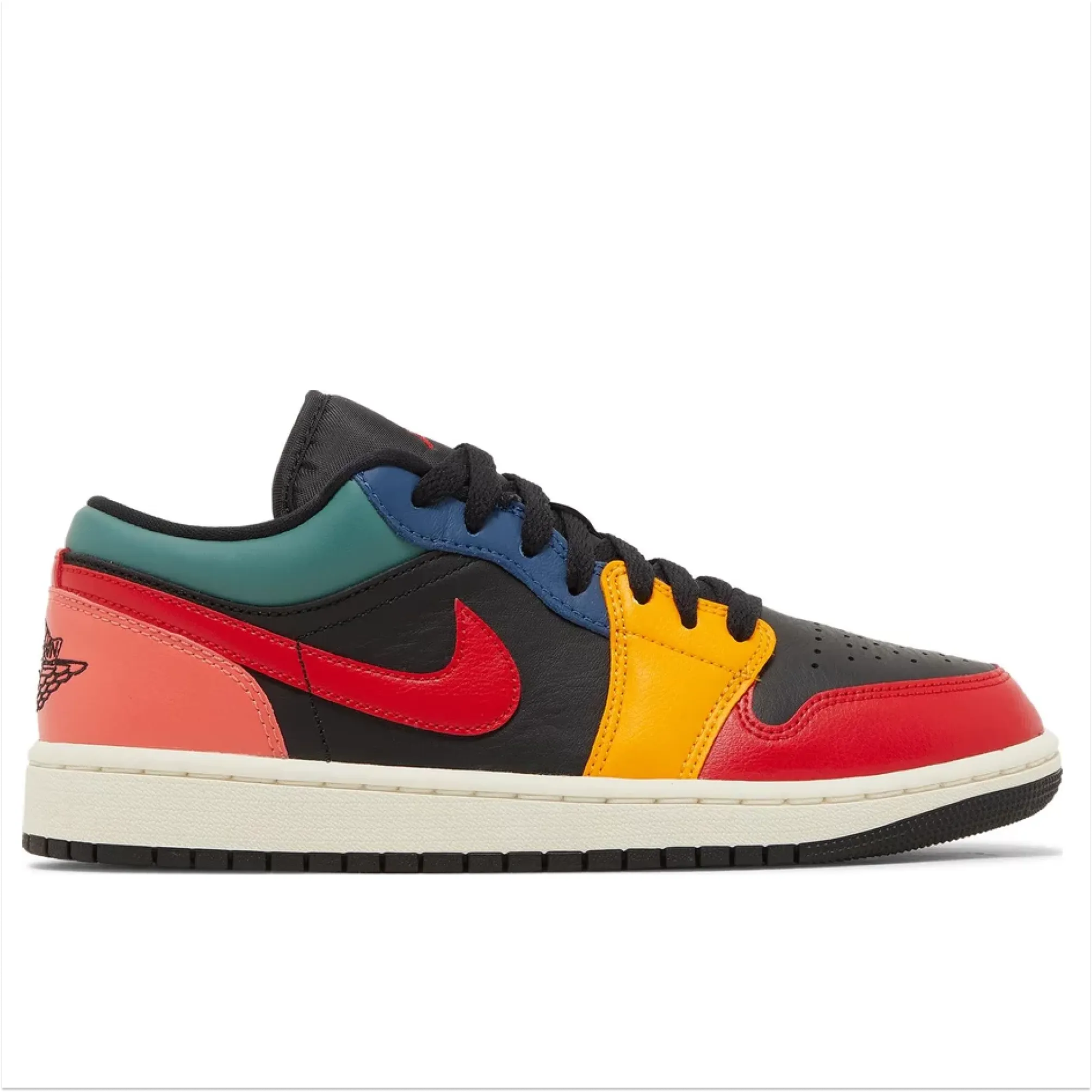 Training Use Air Jordan 1 Low SE Black Multi Color