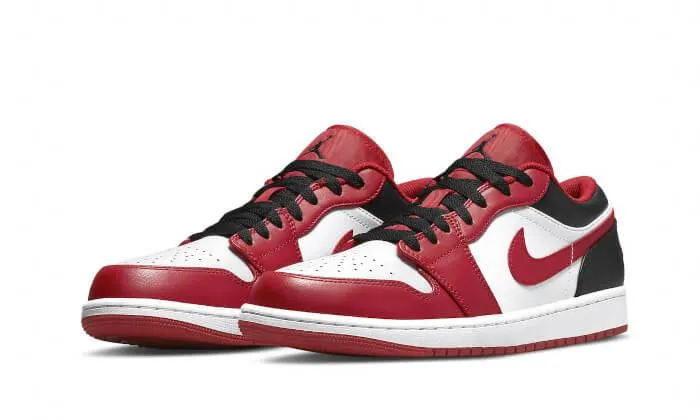 Air Jordan 1 Low Bulls Flexible Midsole Design Stretchable Mesh