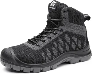 Steel Toe Shoes for Men Comfortable Safety Shoes Non Slip Steel Toe Sneaker