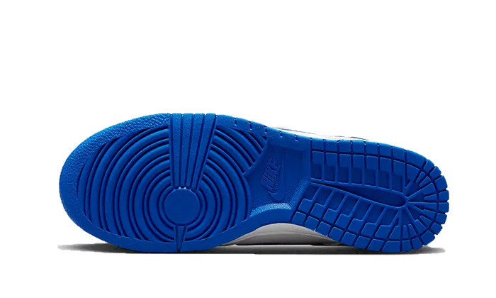 Reinforced Achilles Notch Dunk Low White Hyper Royal