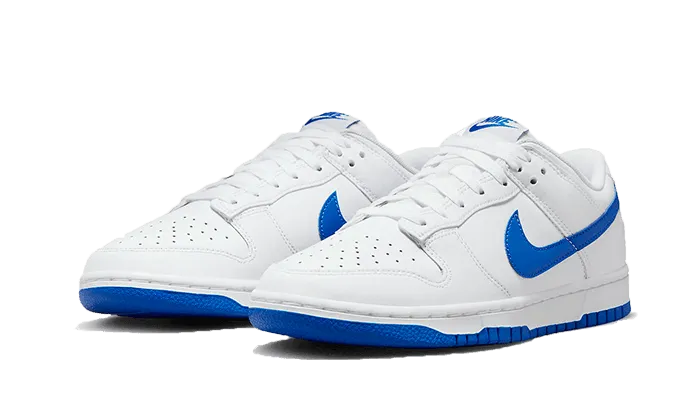 Dunk Low White Hyper Royal Dynamic silhouette Odor Eliminating