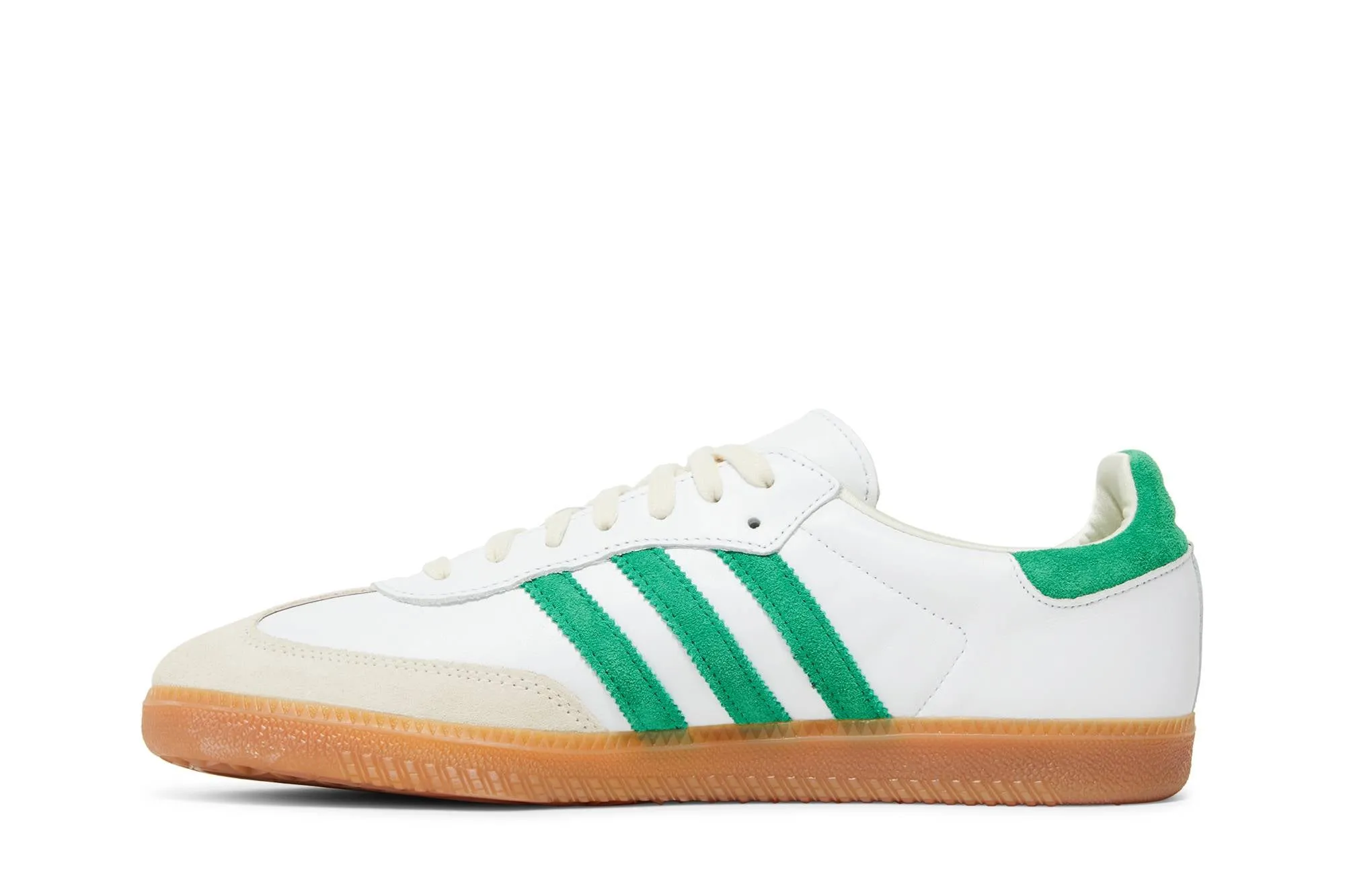 Water   Resistant Distinctive flair Sporty & Rich x adidas Samba OG 'White Green'