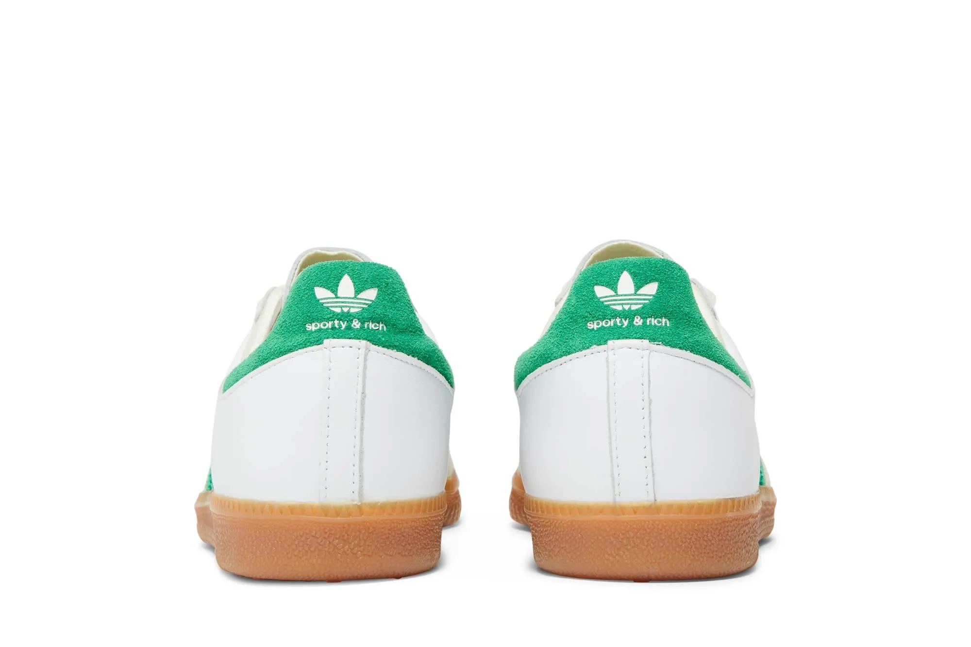 Airy Feel Durable rubber sole Sporty & Rich x adidas Samba OG 'White Green'