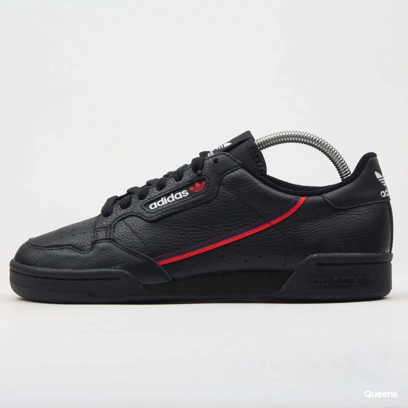 Adidas Continental 80 Core Black Sock Like Collar Fit