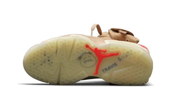 Pro Footwork Non Compression Foam Air Jordan 6 Retro Travis Scott British Khaki