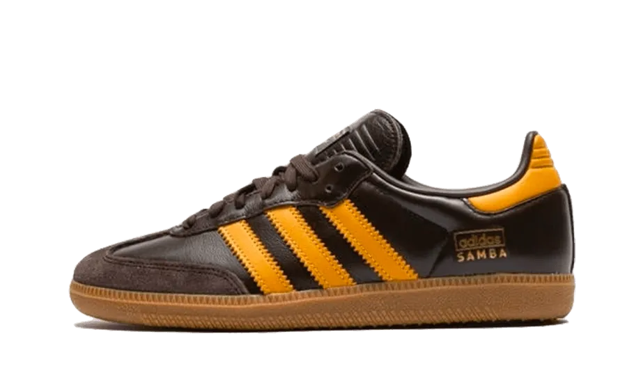 Samba OG Dark Brown Yellow Gallery Visit