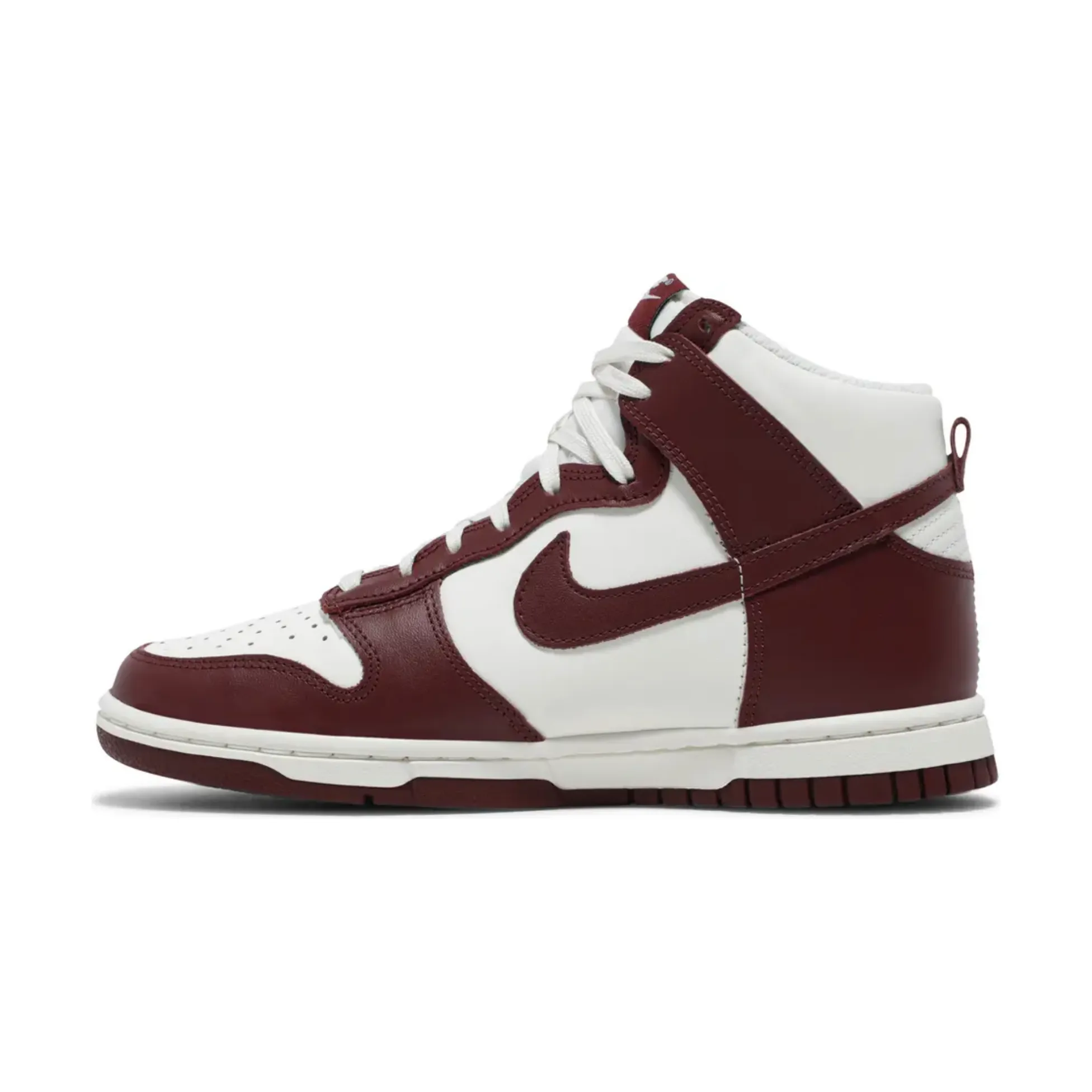 Nike Dunk High Sail Team Red (W) ScratchResistantSurface Sock Like