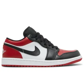 quick - drying lining shoes Air Jordan 1 Low Bred Toe