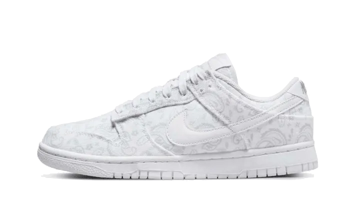 Zonal Support synthetic leather Dunk Low White Paisley