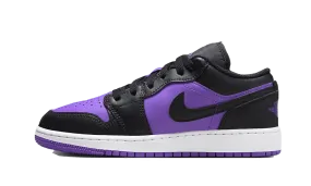 Air Jordan 1 Low Electric Violet Quick Lace Toggle