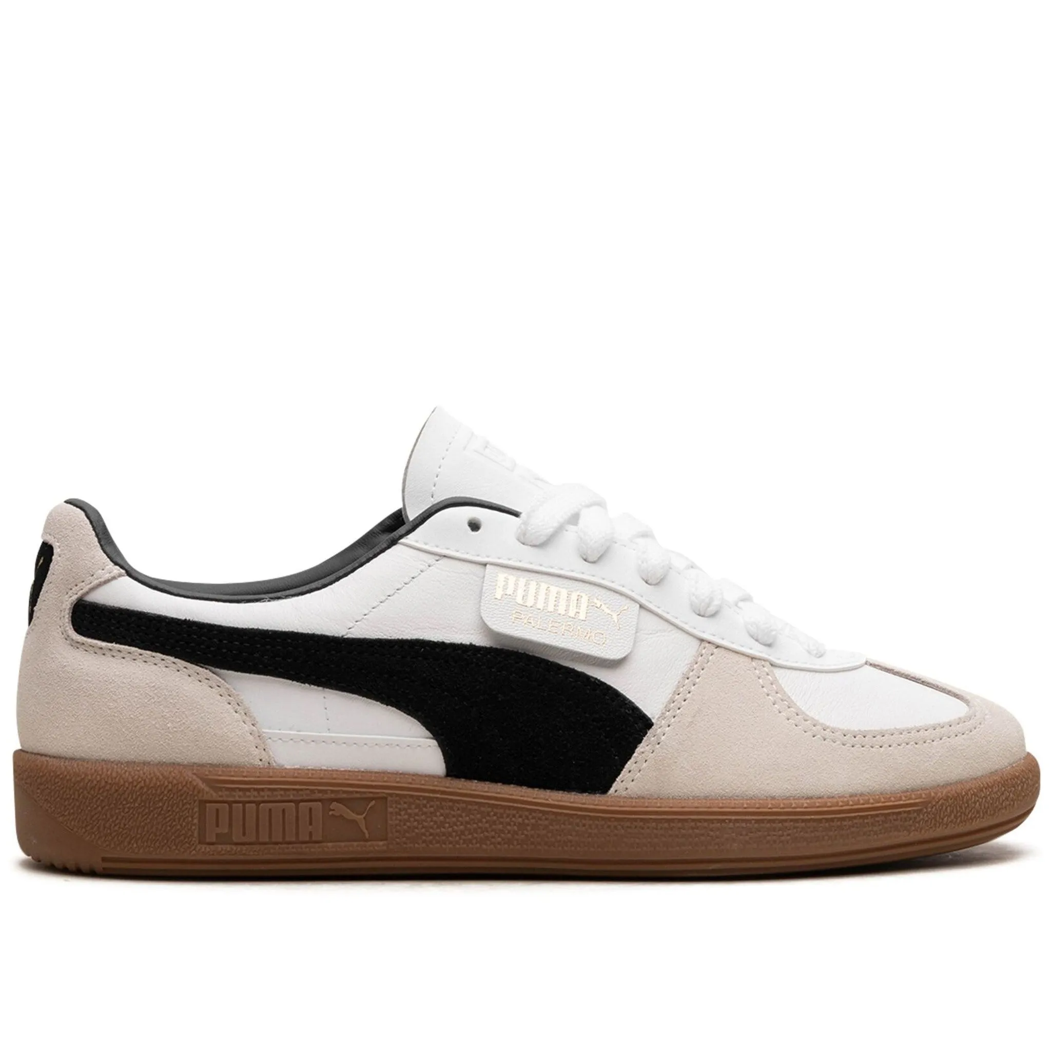 anti slip grip Odor Control Insole Puma Palermo White-Vapor Gray-Gum