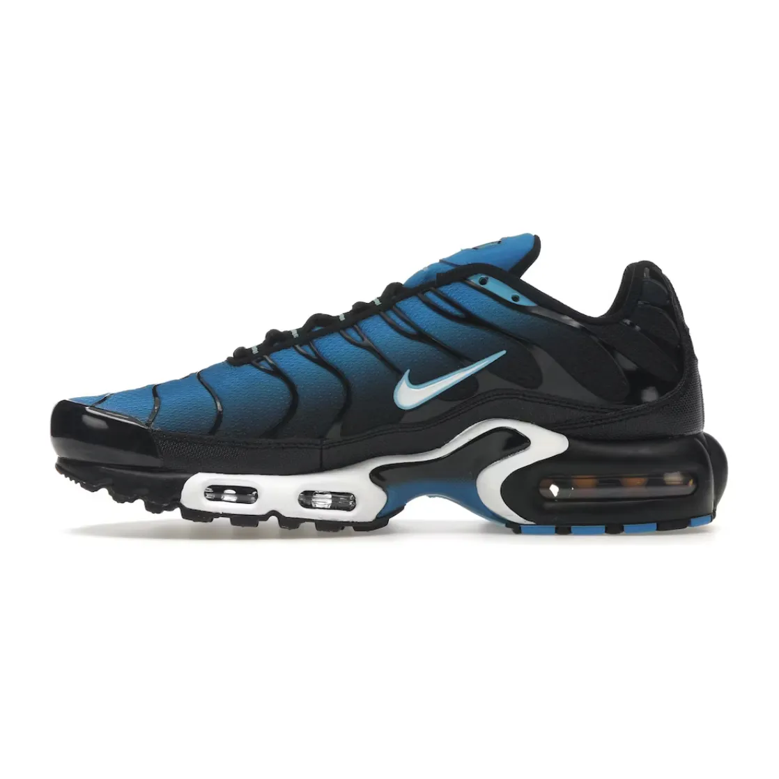 Nike Air Max Plus Aquarius Blue Tension Control Lacing Sneakers Flat Sole