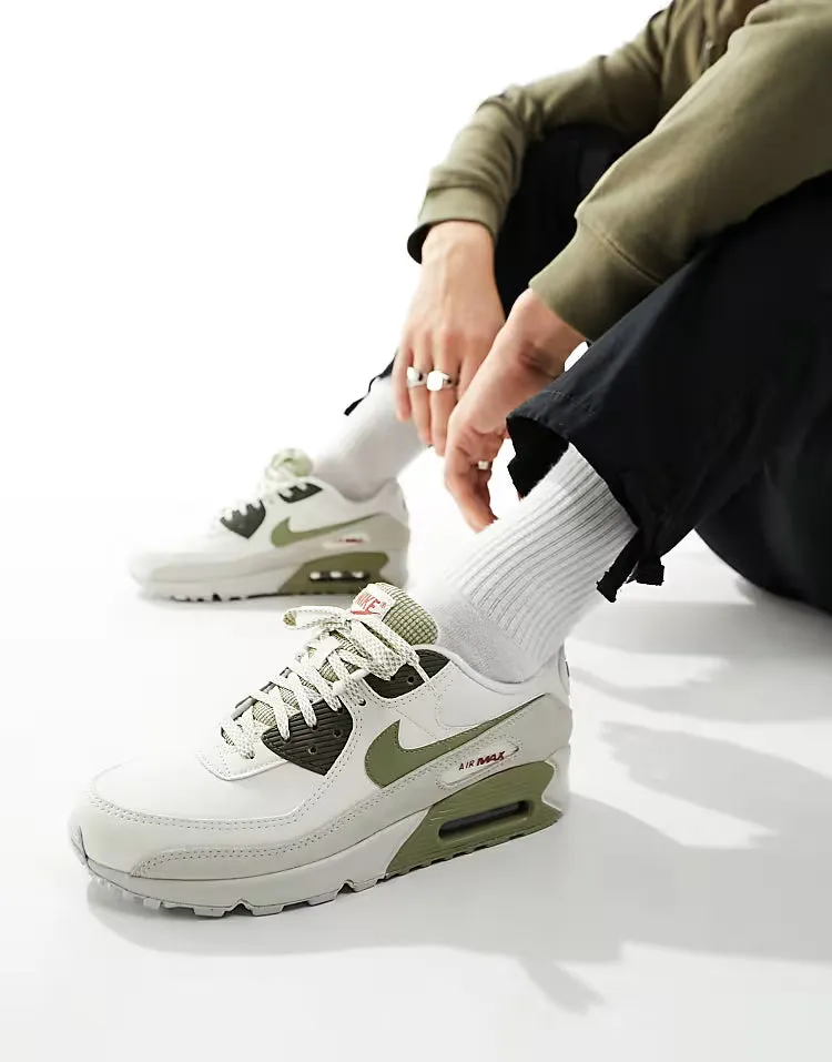 Durable touch Nike Air Max 90  Kaki/taupe