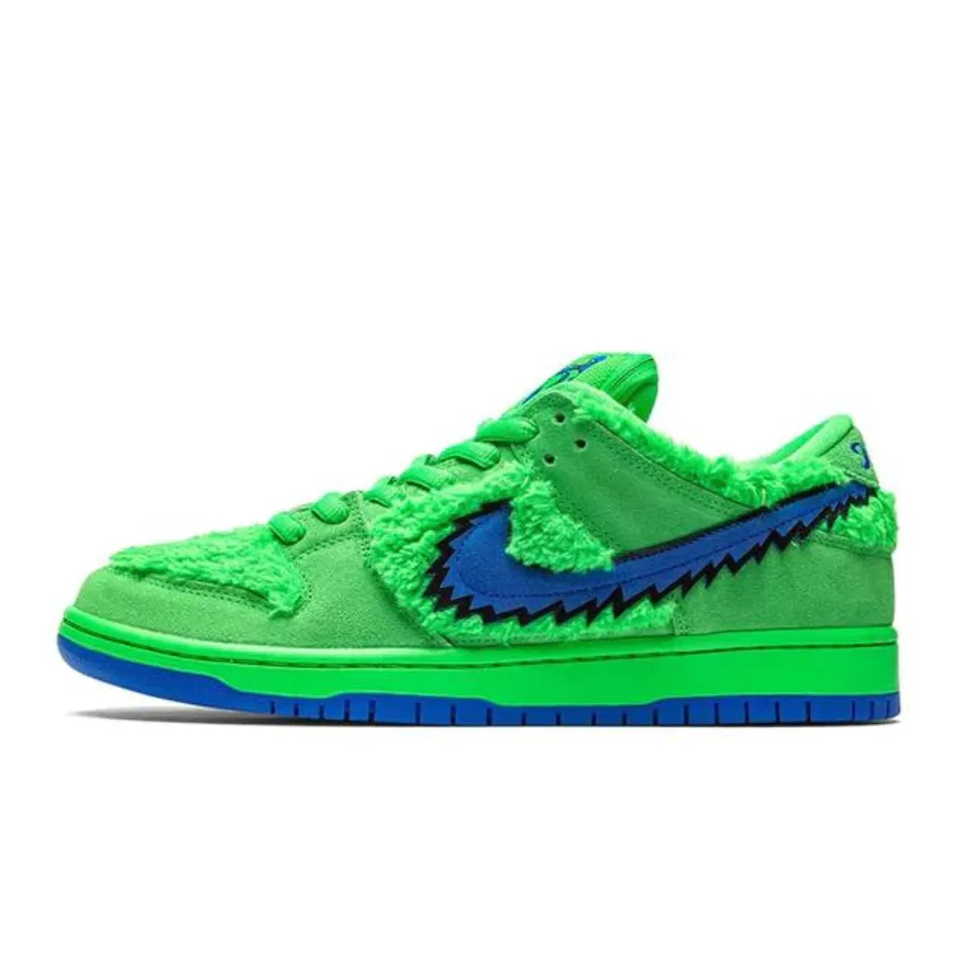 Grateful  Dead X SB Dunk Low Green Bear TPROutsole