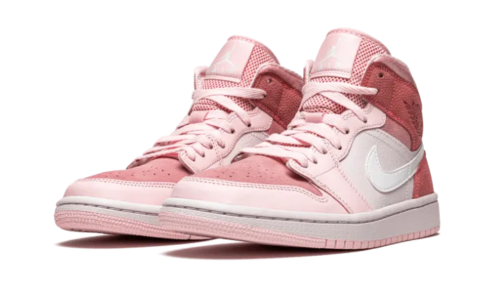 Breath Panel Classic Base Air Jordan 1 Mid Digital Pink