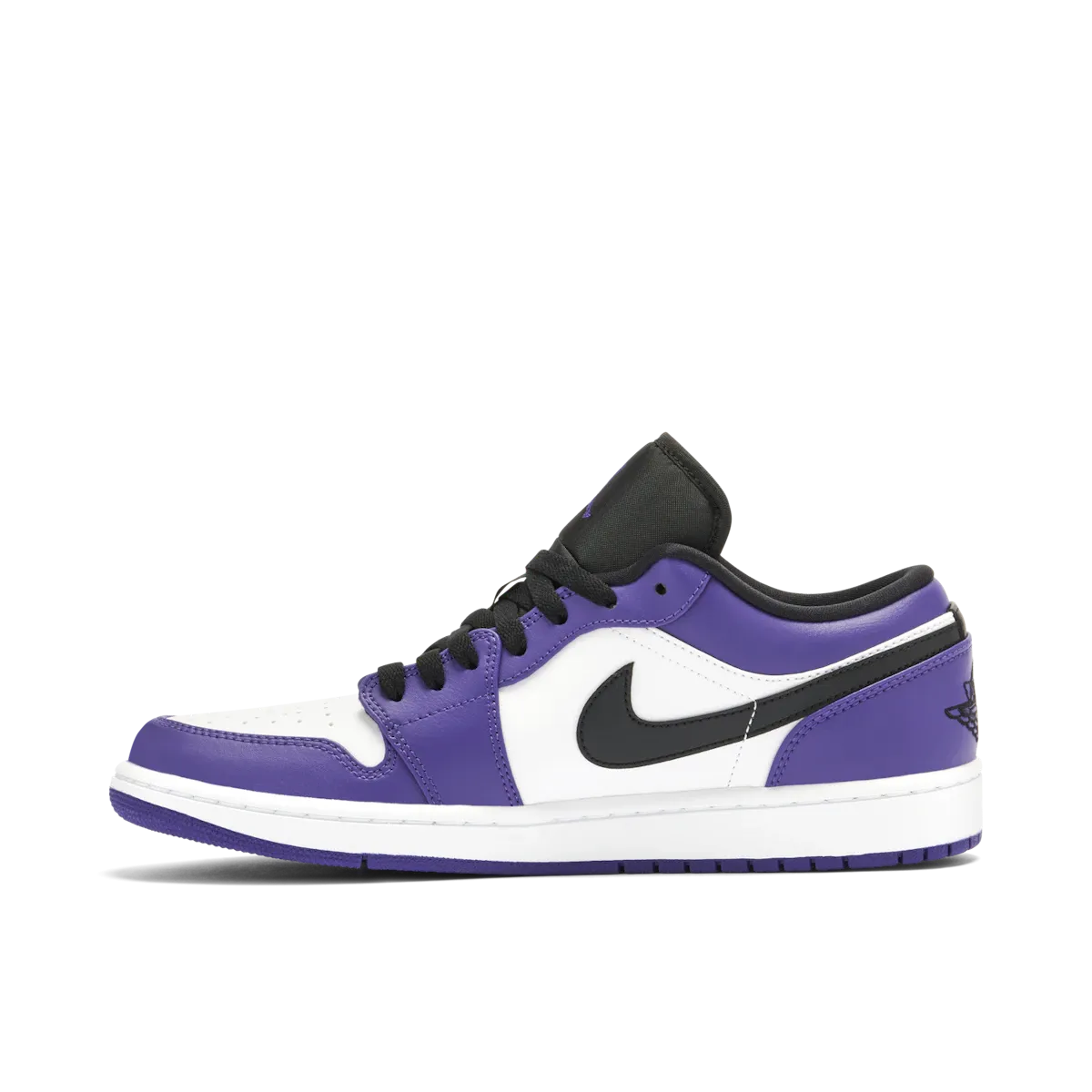 Jordan 1 Low Court Purple White weightlifting shoes