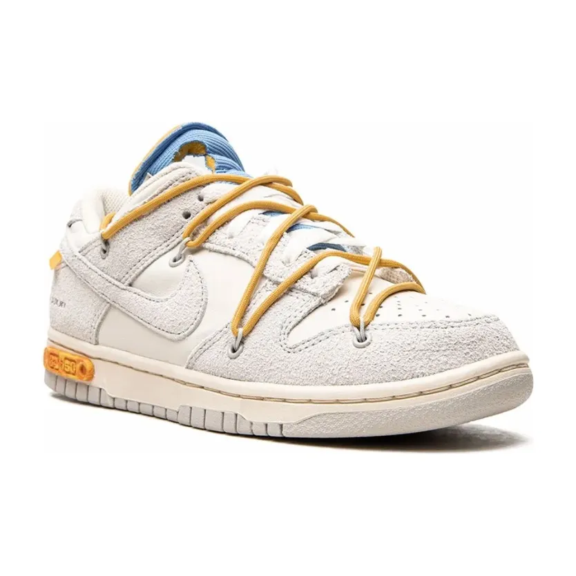 Synthetic Recycled Material Blend Nike Dunk Low Off-White Lot 34