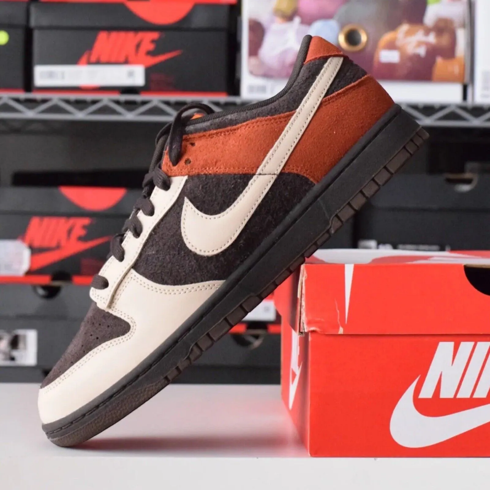 Gradient Density Flattering wear Nike Dunk Low 'Red Panda'