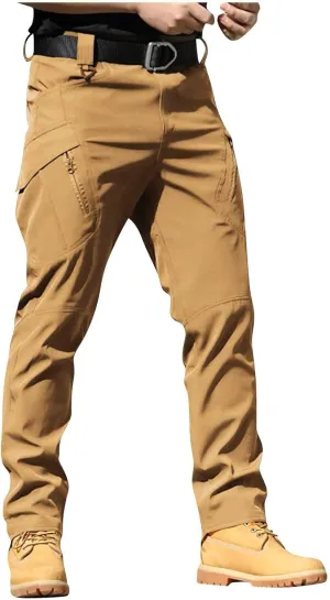 Tactical Cargo Pants for Men Ripstop Stretchy Work Pants Construction Flex Camo Waterproof Hiking Pants with Pockets